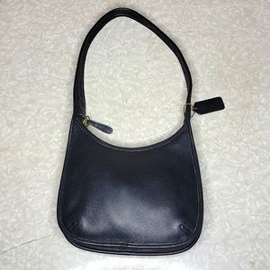 Coach Black Leather Shoulder Bag